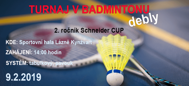 2. ročník Schneider Cup – propozice Propozice Schneider cup 2019