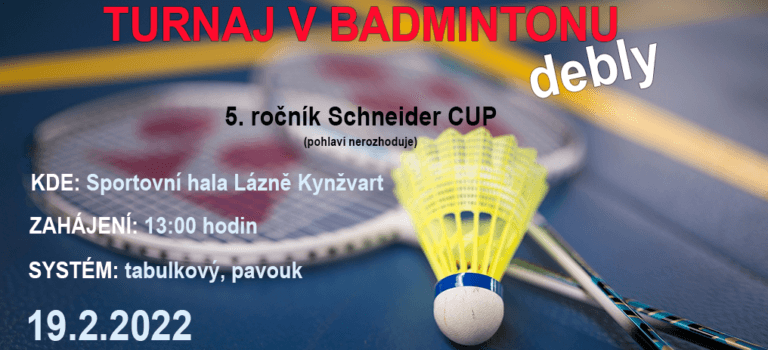 5. ročník Schneider Cup – pozvánka 5. ročník Schneider Cup – pozvánka