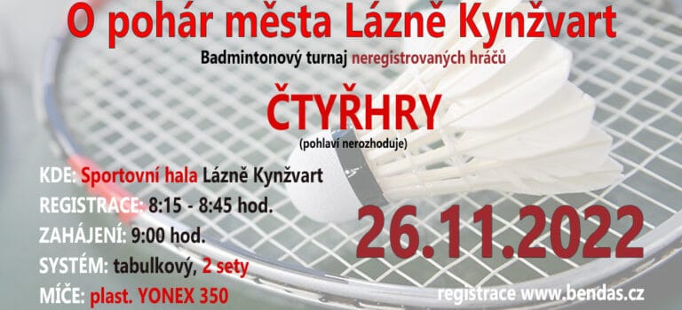 XIII. ročník turnaje O pohár města LK – propozice XIII. ročník turnaje O pohár města LK – propozice