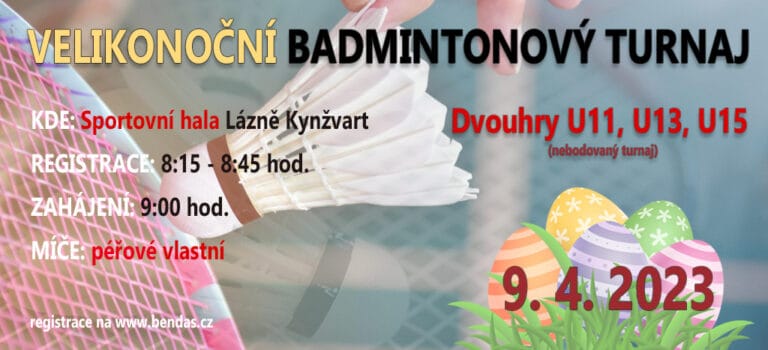 Velikonoční turnaj dvouher U11-U15 – propozice Velikonoční turnaj 2023